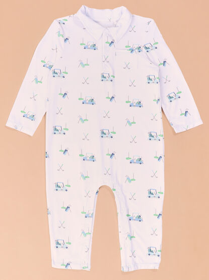 Little Caddy Polo Romper - TULLABEE