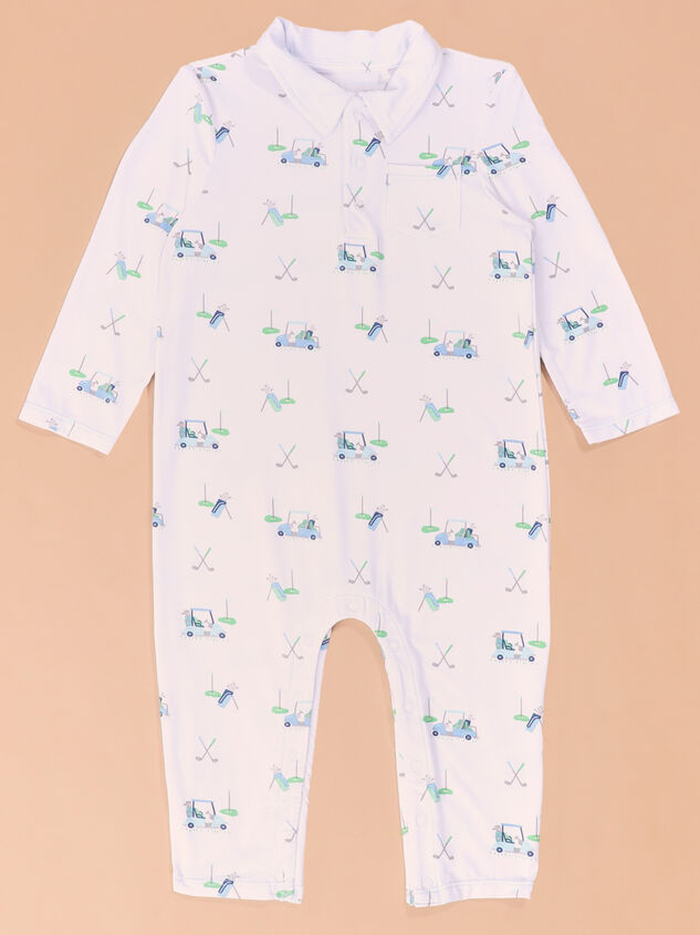 Little Caddy Polo Romper - TULLABEE