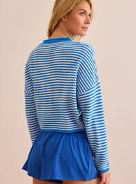 Reformer Striped Cardigan Detail 5 - TULLABEE