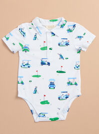 On The Green Polo Bodysuit - TULLABEE