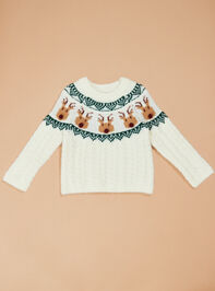 Reindeer Fair Isle Sweater - TULLABEE