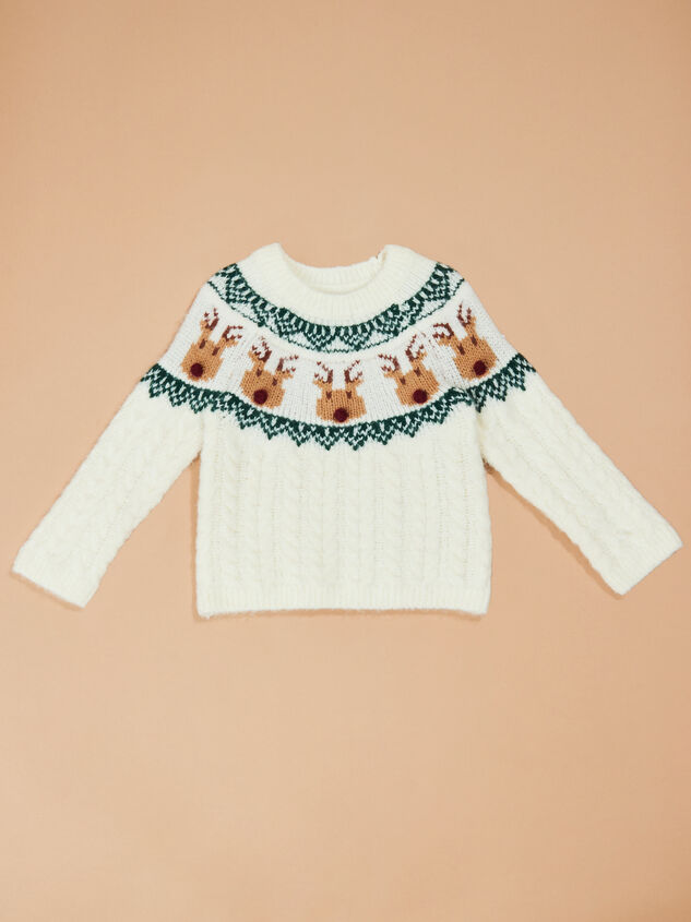 Reindeer Fair Isle Sweater - TULLABEE