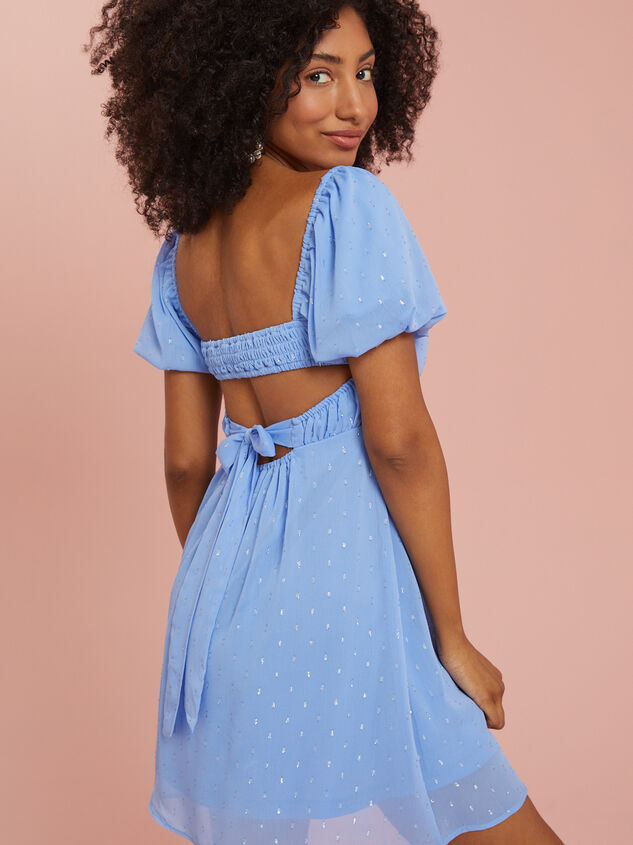 Polly Puff Sleeve Dress Detail 2 - TULLABEE