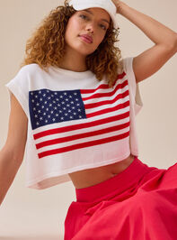 Americana Sweater Vest - TULLABEE