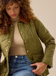 Hunter Quilted Barn Jacket Detail 6 - TULLABEE