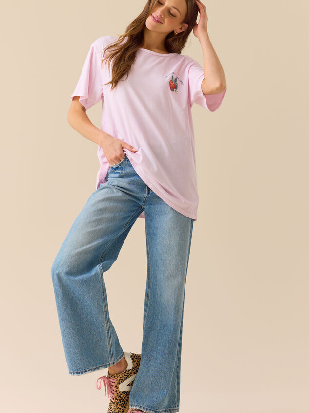 Fruit Of The Spirit Oversized Tee Detail 3 - TULLABEE