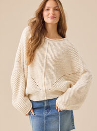 Savannah Dolman Sweater Detail 4 - TULLABEE
