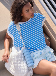 Vista Stripe Tee - TULLABEE