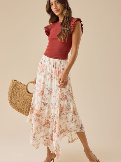 McKenzie Floral Maxi Skirt - TULLABEE