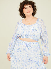 Bliss Floral Top Detail 3 - TULLABEE