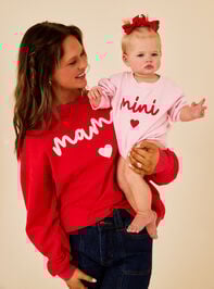 Lola Heart Mama Crewneck - TULLABEE