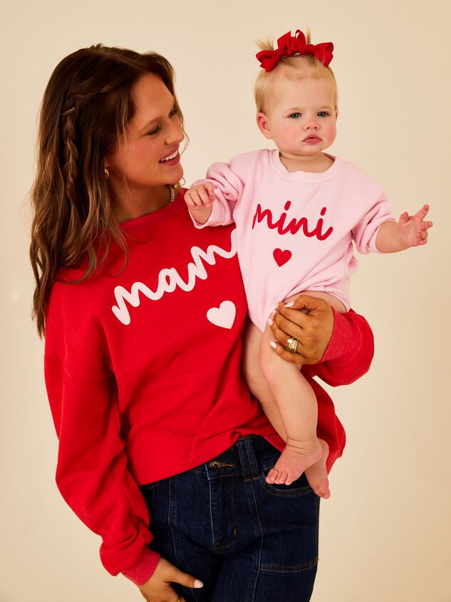 Lola Heart Mama Crewneck - TULLABEE