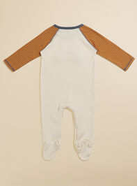 Crochet Truck Ribbed Footie by MudPie Detail 2 - TULLABEE
