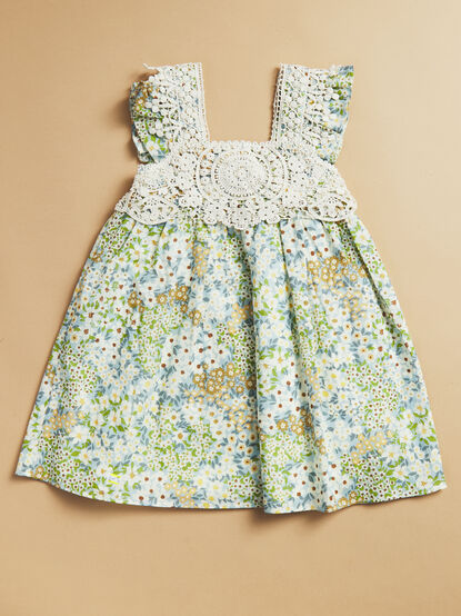 Sunday Toddler Floral Dress - TULLABEE