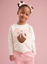 Victory Bow Sweatshirt Detail 4 - TULLABEE