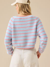 Mila Stripe Sweater Detail 3 - TULLABEE