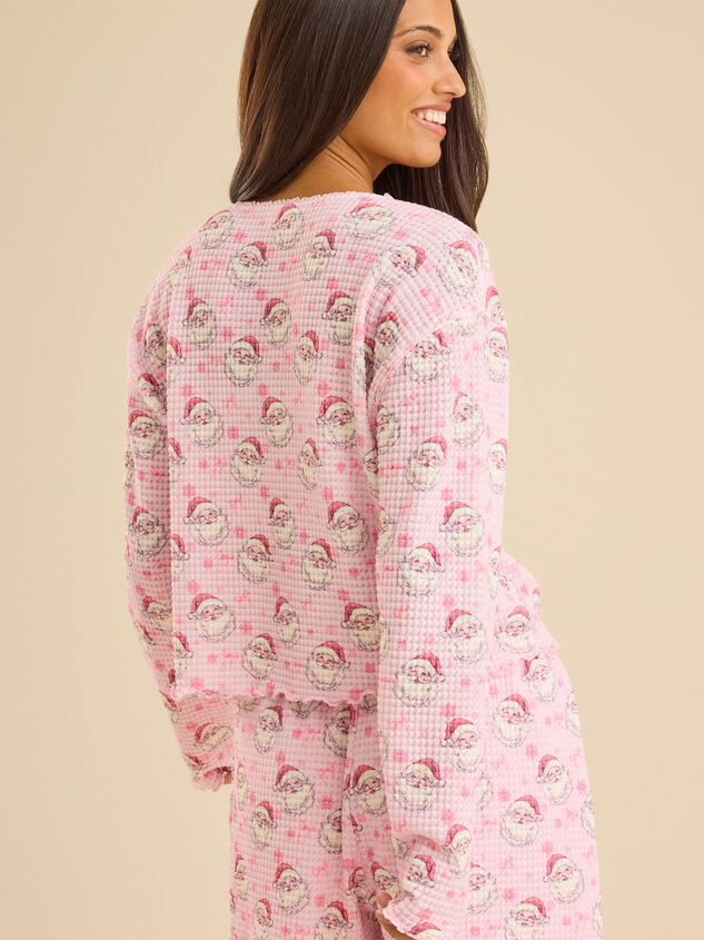 Tinsley Waffle Lounge Top Detail 6 - TULLABEE