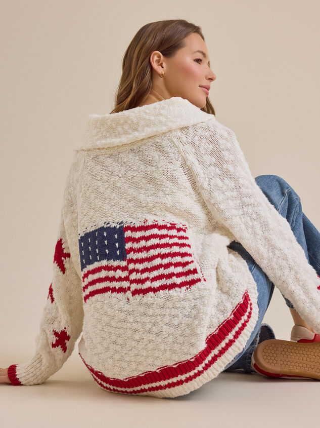 Willa Flag Cardigan - TULLABEE