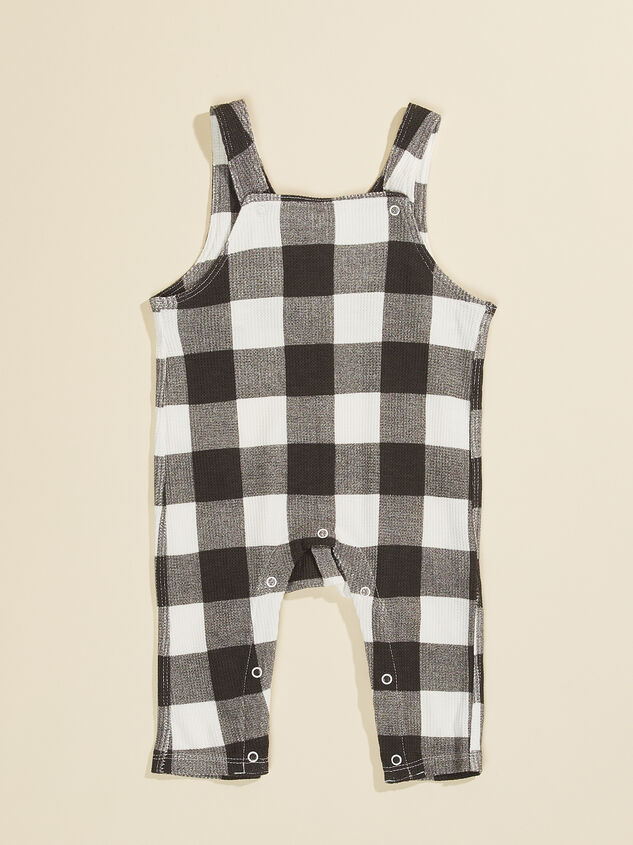 Buffalo Plaid Thermal Overalls - TULLABEE