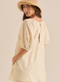 Posie Gingham Romper Detail 4 - TULLABEE