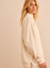 Balanced Ease Ribbed Mockneck Detail 4 - TULLABEE
