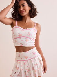 Full Swing Floral Tank Detail 2 - TULLABEE