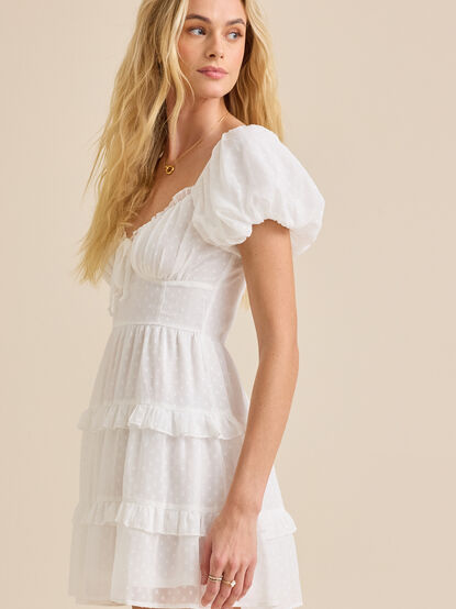 Rachelle Tiered Mini Dress - TULLABEE