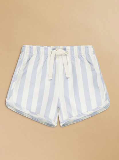 Milo Striped Swim Shorts by Rylee + Cru - TULLABEE
