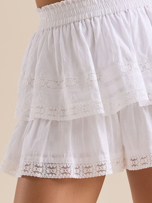 Raleigh Layered Lace Shorts Detail 3 - TULLABEE