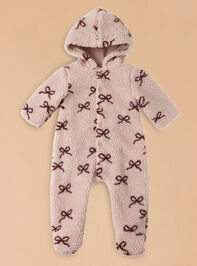 Bows Fleece Jumpsuit by Rylee + Cru - TULLABEE