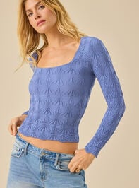 Blaire Seamless Floral Long Sleeve Cami - TULLABEE