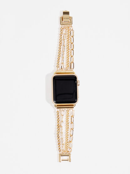 Paperclip Chain Layered Watch Band - TULLABEE
