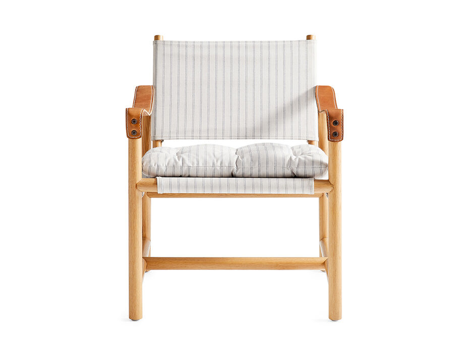 Gigi Wood & Leather Chair - TULLABEE - 