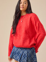 Martha Crew Neck Sweater Detail 2 - TULLABEE