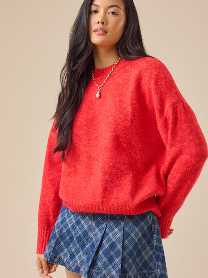 Martha Crew Neck Sweater - TULLABEE