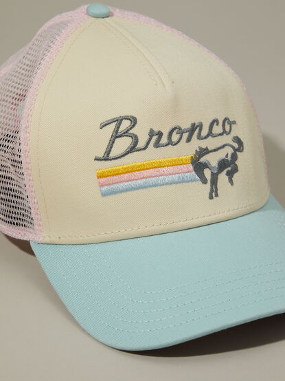 Bronco Rainbow Trucker Hat - TULLABEE