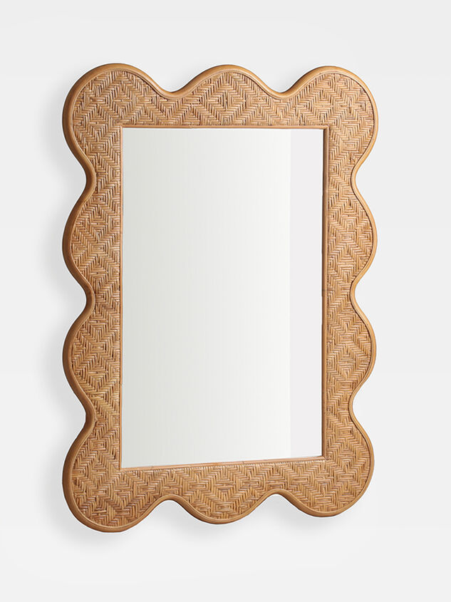 Calia Rattan Mirror Detail 3 - TULLABEE