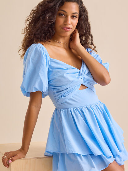 Melanie Puff Sleeve Romper - TULLABEE