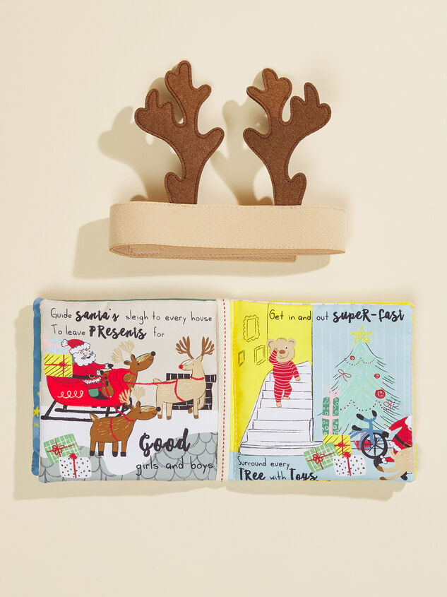 Reindeer Fun Crinkle Book Detail 2 - TULLABEE