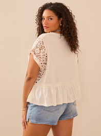 Andi Peplum Top Detail 5 - TULLABEE