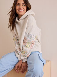 Champ Patchwork Hoodie Detail 2 - TULLABEE