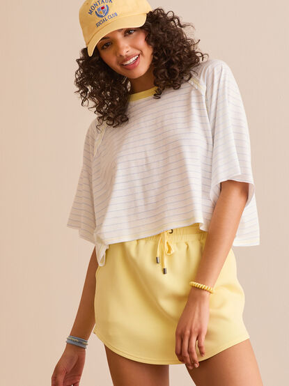 Reset Striped Boxy Tee - TULLABEE