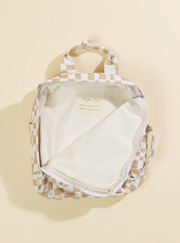 Ryder Checkered Backpack by Rylee + Cru Detail 4 - TULLABEE