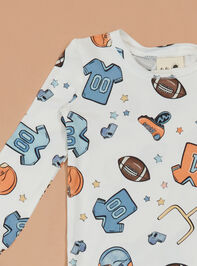 Gameday Icons Baby Top and Pants Set Detail 2 - TULLABEE