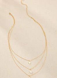 Clover Cascade Charm Necklace Detail 2 - TULLABEE