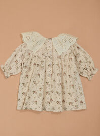 Faye Floral Dress Detail 4 - TULLABEE