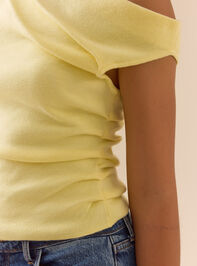 Madelyn One Shoulder Tank Detail 4 - TULLABEE