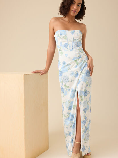 Cindy Floral Maxi Dress - TULLABEE