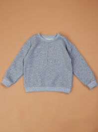 89 Varsity Sweatshirt Detail 2 - TULLABEE
