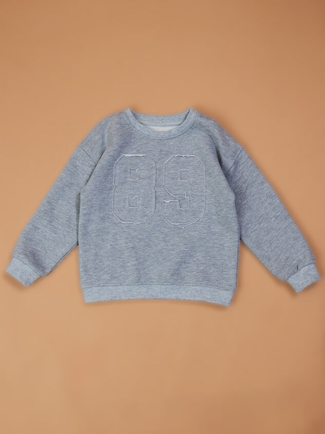 89 Varsity Sweatshirt Detail 2 - TULLABEE